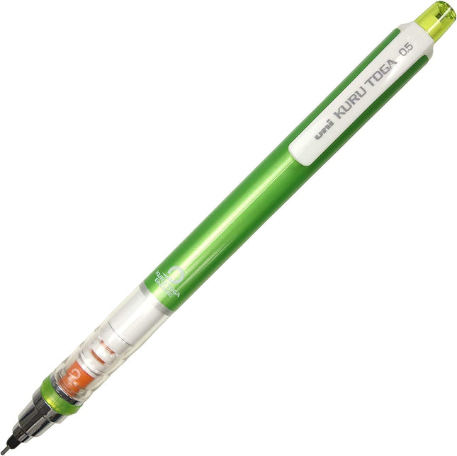 uni Mitsubishi Pencil Mechanical Pencil, Kuru Toga Standard Model, 0.5mm, Green, M5-450 1P, M54501P.6, Set of 4