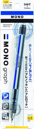 Tombow Mechanical Pencil MONO graph 0.3, 0.3mm, Standard, DPA-131A, Set of 4