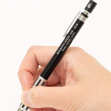 Pentel Mechanical Pencil Graph 1000 CS 0.3mm XPG1003CSA Black
