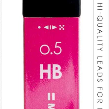 Tombow Mechanical Pencil Lead Refill MONO graph MG 0.5mm HB Pink, ECG-121E