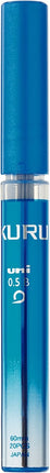 uni Mitsubishi Pencil Mechanical Pencil Lead Refill for Kuru Toga 0.5mm 2B Blue, U052032B.33