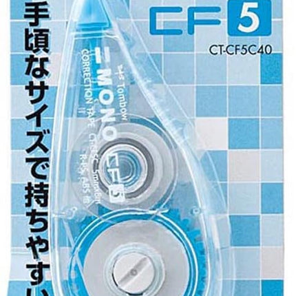 Tombow, Correction Tape, MONO CF, CF5, 5mm, Blue, 10 Pieces, CT-CF5C40-10P