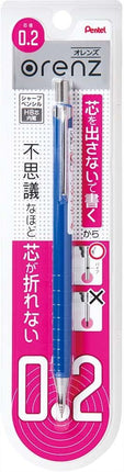 Pentel Mechanical Pencil Orenz 0.2mm, Blue, XPP502-C