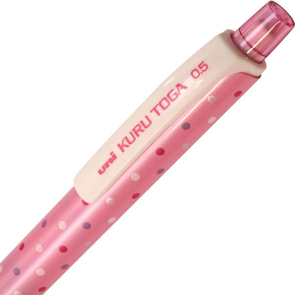 uni Mitsubishi Pencil Mechanical Pencil, Kuru Toga Standard Model, 0.5mm, Limited, Pink Dot, M5-450 1P, M54501P.PD