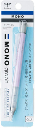 Tombow Mechanical Pencil MONO graph 0.3 Pastel Color, 0.3mm, Lavender, DPA-137F