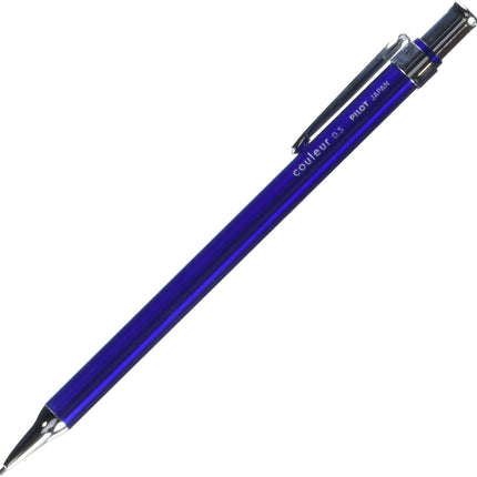 PILOT Mini Mechanical Pencil couleur, 0.5mm, Metal Blue, HCL-50R-ML