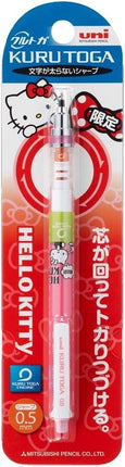 uni Mitsubishi Pencil Mechanical Pencil, Kuru Toga Hello Kitty, 0.5mm, Pink Retro, M5-650KT 1P, M5650KT1P.PR