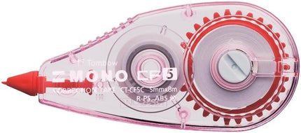 Tombow, Correction Tape, MONO CF, CF5, 5mm, Pink, 10 Pieces,  CT-CF5C80-10P