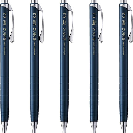 Pentel Mechanical Pencil Orenz 0.2mm, Navy, 5 Pieces, XPP502-C2(5)