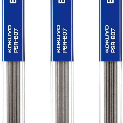 KOKUYO Mechanical Pencil Lead Refill 0.7mm B, Set of 3, PSR-B07-1PX3SET