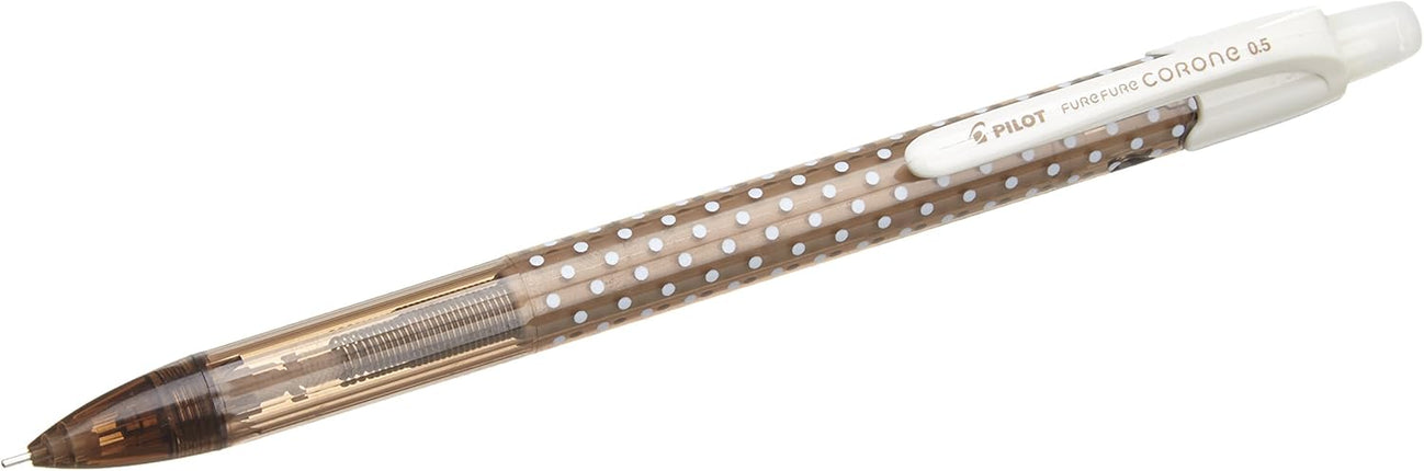 PILOT Mechanical Pencil Fure Fure Corone, 0.5mm, Dot & Brown, ?HFC-20R-DBN