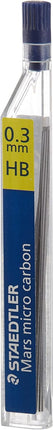 Staedtler Mechanical Pencil Lead Refill Mars Micro Carbon 0.3mm HB, 250 03-HB