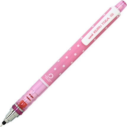 uni Mitsubishi Pencil Mechanical Pencil, Kuru Toga Standard Model, 0.5mm, Limited, Dot Pink, M5-450 1P, M54501PD.13