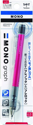 Tombow Mechanical Pencil MONO graph 0.5, 0.5mm, Pink, DPA-132F, Set of 4