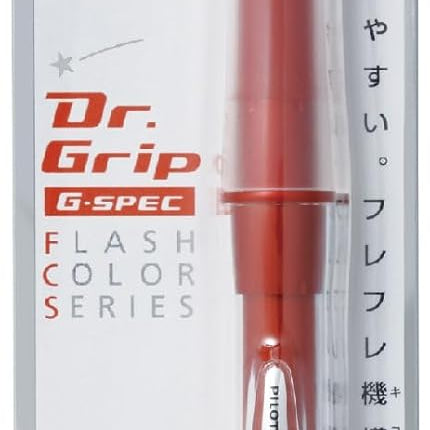 PILOT Mechanical Pencil Dr.Grip G-SPEC Flash Color Series, 0.5mm, Flash Red, HDGS-60R-FR