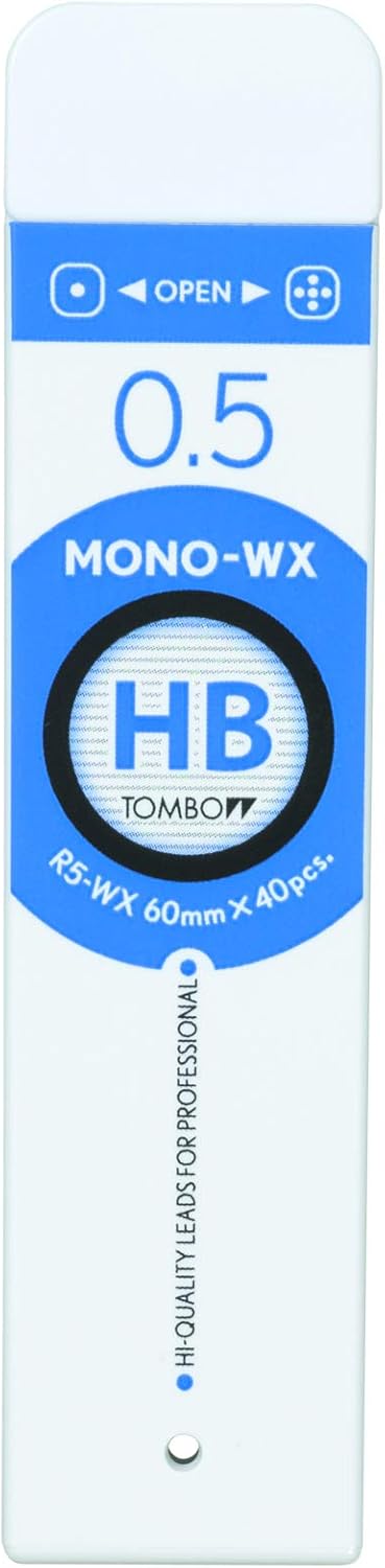 Tombow Mechanical Pencil Lead Refill MONO WX 0.5mm HB, R5-WXHB
