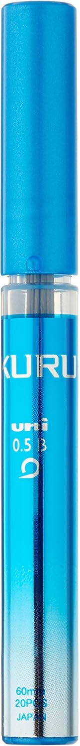 uni Mitsubishi Pencil Mechanical Pencil Lead Refill for Kuru Toga 0.5mm B Blue, U05203B.33