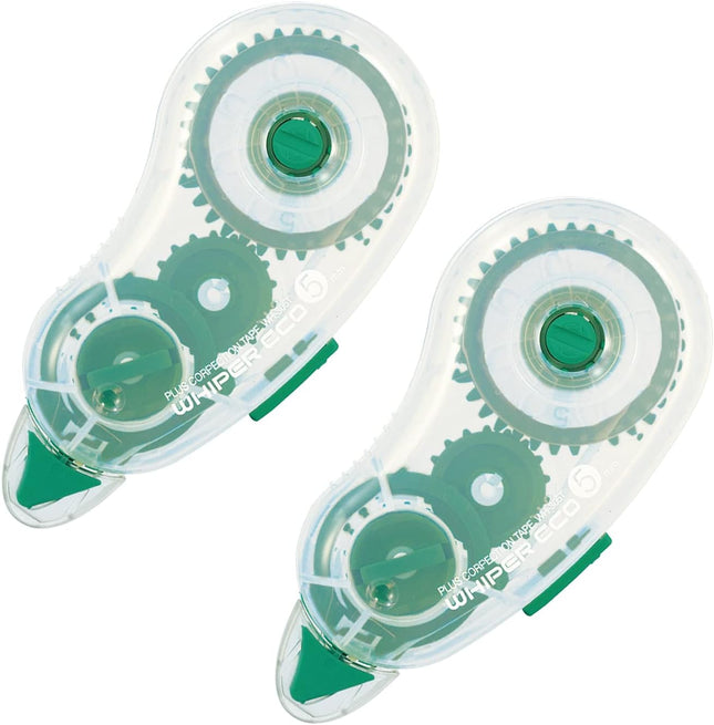 PLUS, Correction Tape, Whiper Eco, 5mm, Green, 2 Pieces, WH-305T, 42-280