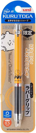 uni Mitsubishi Pencil Mechanical Pencil, Kuru Toga Rubber Grip, 0.5mm, Limited, Snoopy Charlie Sink, M5-856PN 1P, M5856PN1P.CHT