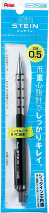 Pentel Mechanical Pencil Stein 0.5mm, Metallic Black, XP315-MA, Set of 5