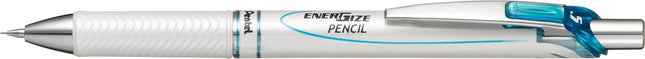 Pentel Mechanical Pencil Energize Pencil 0.5mm, Pearl White Sky Blue, PL75-SW, 10 Pieces Pack