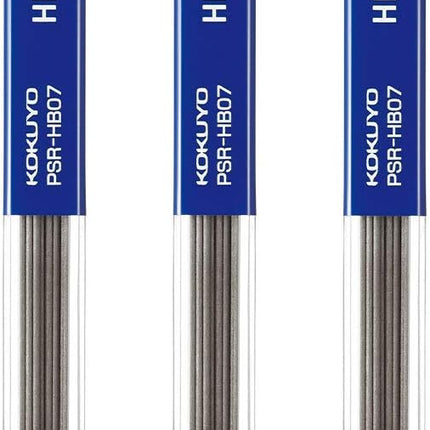 KOKUYO Mechanical Pencil Lead Refill 0.7mm HB, Set of 3, PSR-HB07-1PX3SET
