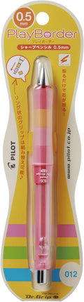PILOT Mechanical Pencil Dr.Grip CL PlayBorder, 0.5mm, Strawberry Pink, HDGCL50R-PSP