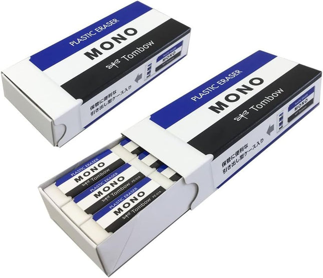 Tombow, Eraser, MONO PE-01A, White, MONO Box 18 Pieces, JHA-061