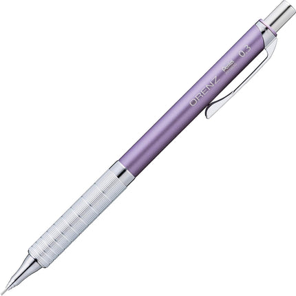 Pentel Mechanical Pencil Orenz Metal Grip, 0.3mm, Light Purple, XPP1003G2-RV