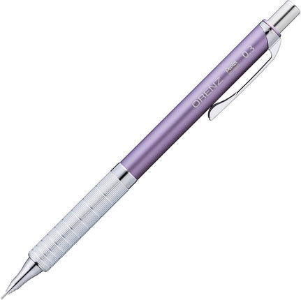 Pentel Mechanical Pencil Orenz Metal Grip, 0.3mm, Light Purple, XPP1003G2-RV
