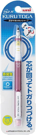 uni Mitsubishi Pencil Mechanical Pencil, Kuru Toga Standard Model, 0.3mm, Pink, M3-450 1P, M34501P.13