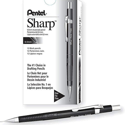 Pentel Mechanical Pencil Kitera P205 0.5mm, Black, P205-AKS