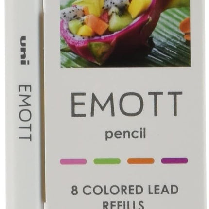 uni Mitsubishi Pencil Mechanical Pencil Lead Refill EMOTT pencil 0.9mm 4 Colors No.2 Tropical Color, 10 Pieces, ULE09MIX.NO2