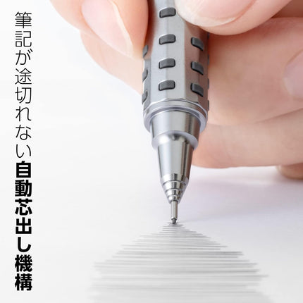 Pentel Mechanical Pencil Orenz AT Dual Grip 0.5mm, Gray, XPP2005-N