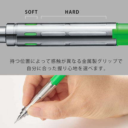 Pentel Mechanical Pencil PG-METAL350 0.3mm, Green, PG313-D, 10 Pieces