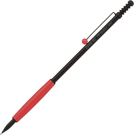 Tombow Mechanical Pencil ZOOM 707, 0.5mm, Black/Red, with Gift Case, SH-ZS2