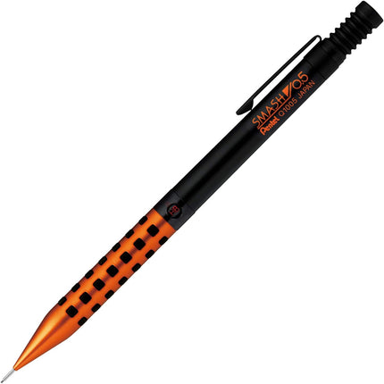 Pentel Mechanical Pencil Smash 0.5mm, Black x Orange, Q1005-PL2