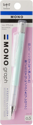 Tombow Mechanical Pencil MONO graph 0.5 Pastel Color, 0.5mm, Mint Green, DPA-136C