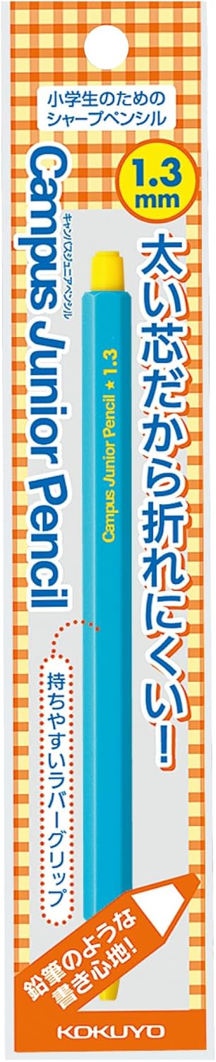 KOKUYO Mechanical Pencil Campus Junior Pencil, 1.3mm Blue PS-C101B-1P