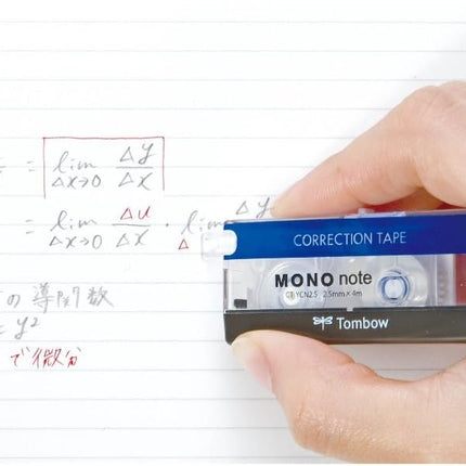 Tombow, Correction Tape, MONO note, 2.5mm, Green, CT-YCN2.5C61 5 Pieces CT-YCN2.5C61-5P