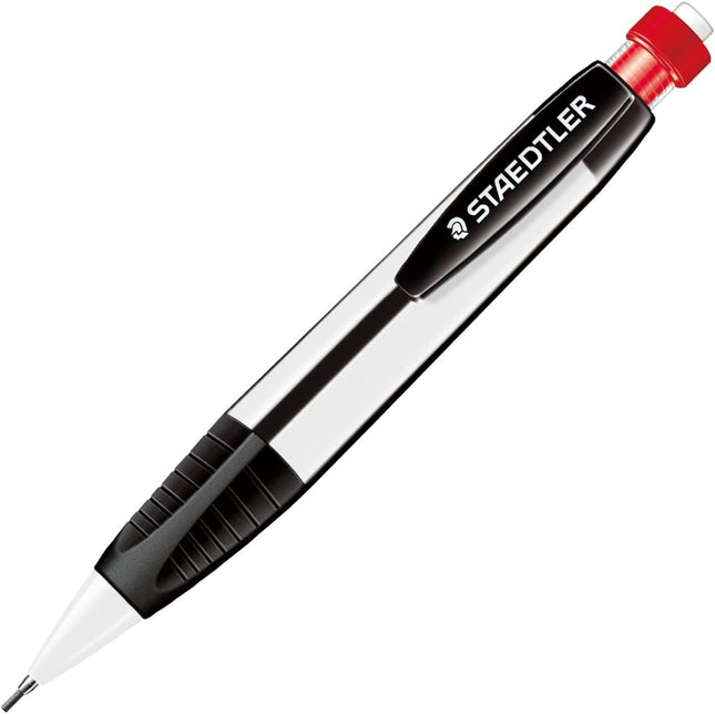 STAEDTLER 771 Mechanical Pencil, 1.3mm, White, Triangular Barrel, 771-0
