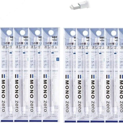 Tombow, Eraser Refill, MONO Zero, Pen-Style Eraser 20 Refills, 2.5mm Rectangular Tip, ER-KUS