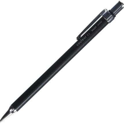 PILOT Mini Mechanical Pencil couleur, 0.5mm, Metal Black, HCL-50R-MB