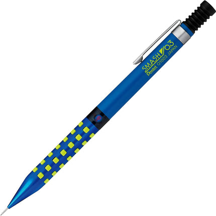 Pentel Mechanical Pencil Smash 0.3mm, Blue x Neon Green, Q1003-PL1