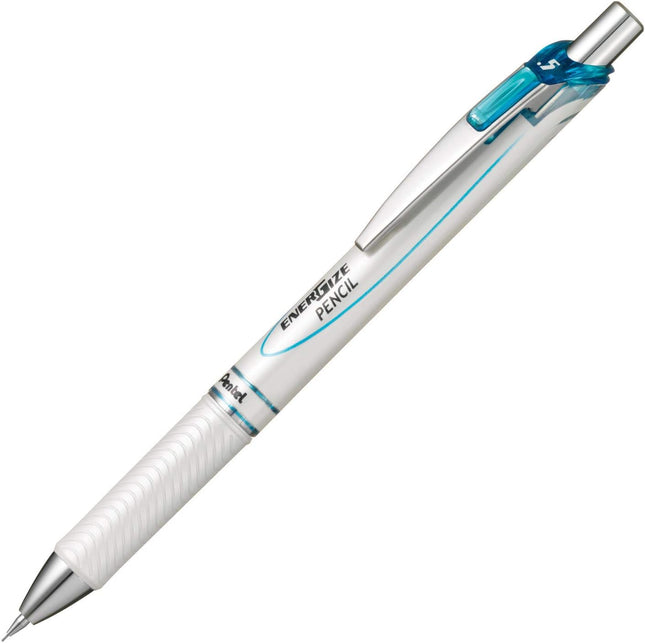 Pentel Mechanical Pencil Energize Pencil 0.5mm, Pearl White Sky Blue, PL75-SW