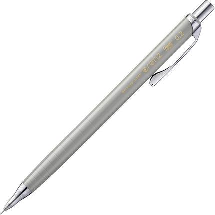 Pentel Mechanical Pencil Orenz 0.2mm, Gray, XPP502-N, Set of 10