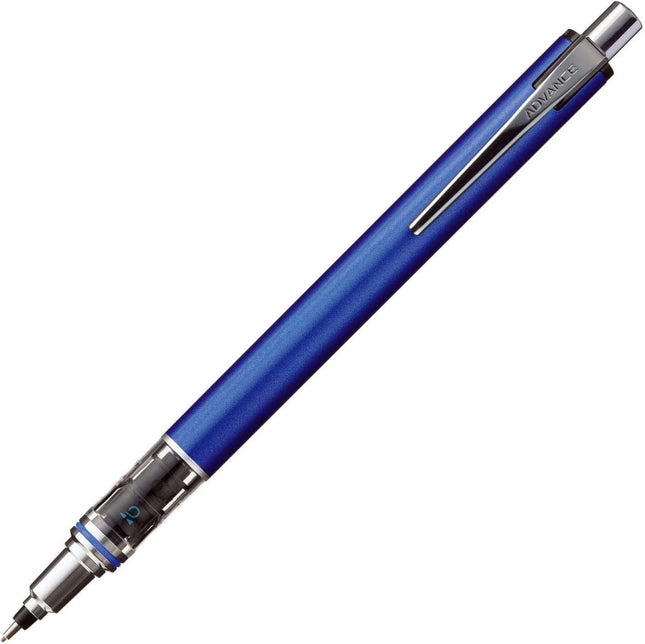 uni Mitsubishi Pencil Mechanical Pencil, Kuru Toga Advance, 0.7mm, Navy, M7-559 1P, M75591P.9, Set of 4