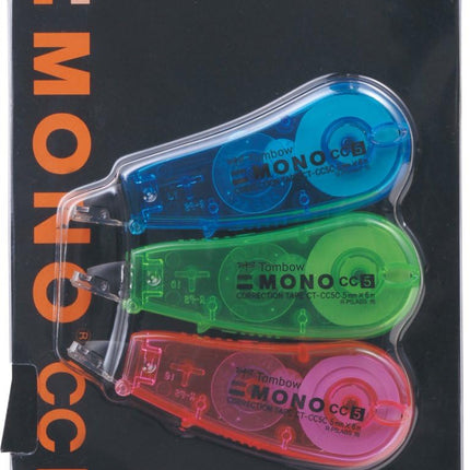 Tombow, Correction Tape, MONO CC, CC4, 5mm, CT-CC5 3 Pieces, KPA-324