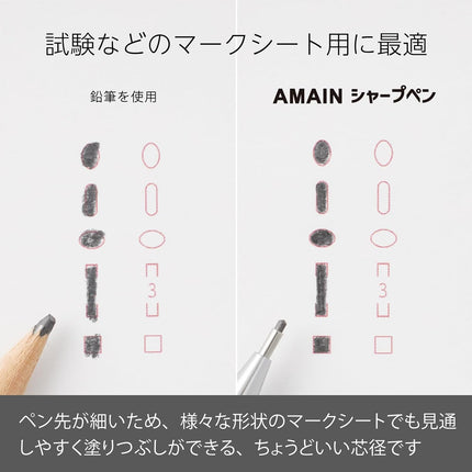 Pentel Mechanical Pencil Entry Set AMAIN Sharp 1.3mm, Milk Blue XAM13ST-SH2