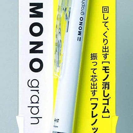 Tombow Mechanical Pencil MONO graph 0.5 Neon Color, 0.5mm, White, DPA-134A, Set of 7
